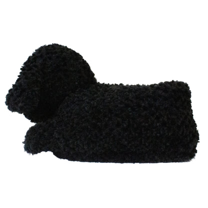 Black Doodle Slippers